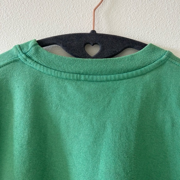 Sporty & Rich Connecticut Crest Crewneck Sweater Size Medium in Emerald - Picture 7 of 16